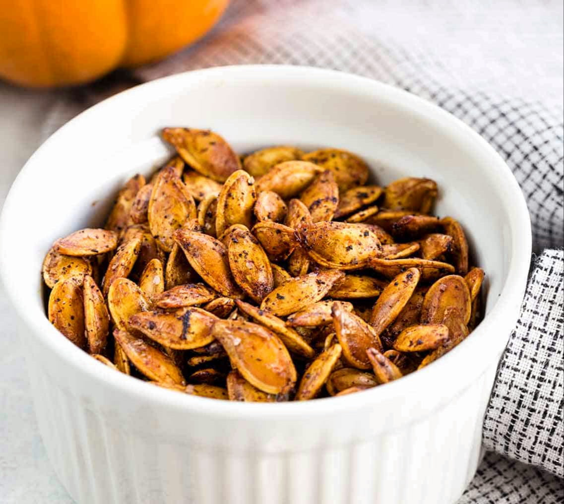 Green Chili & Lemon Spiced Pumpkin Seeds – Rocky Mountain Olive Oil