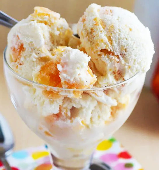 Balsamic Peach Ice Cream – Rocky Mountain Olive Oil
