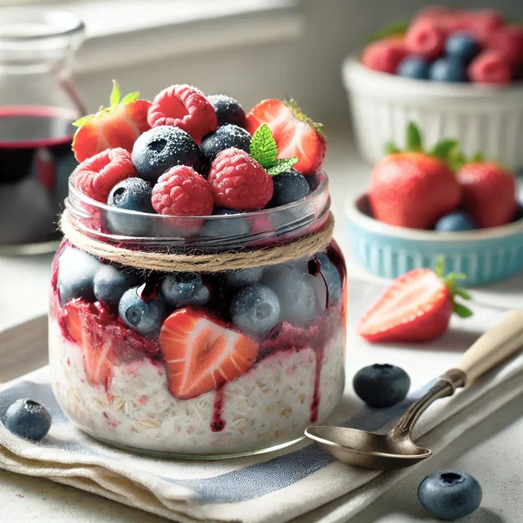 Berry Bliss Overnight Oats – Rocky Mountain Olive Oil