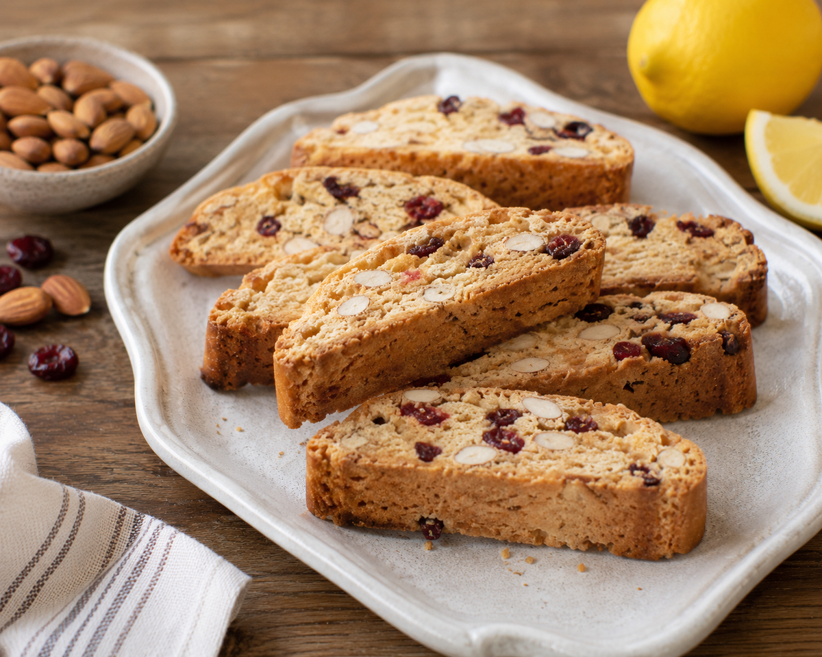 Cherry Almond Lemon Biscotti – Rocky Mountain Olive Oil