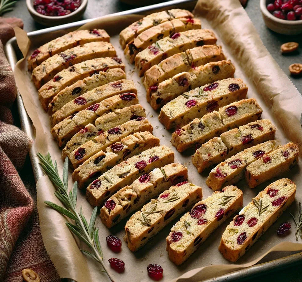 Cranberry Pear Balsamic & Rosemary Olive Oil Biscotti – Rocky Mountain Olive Oil