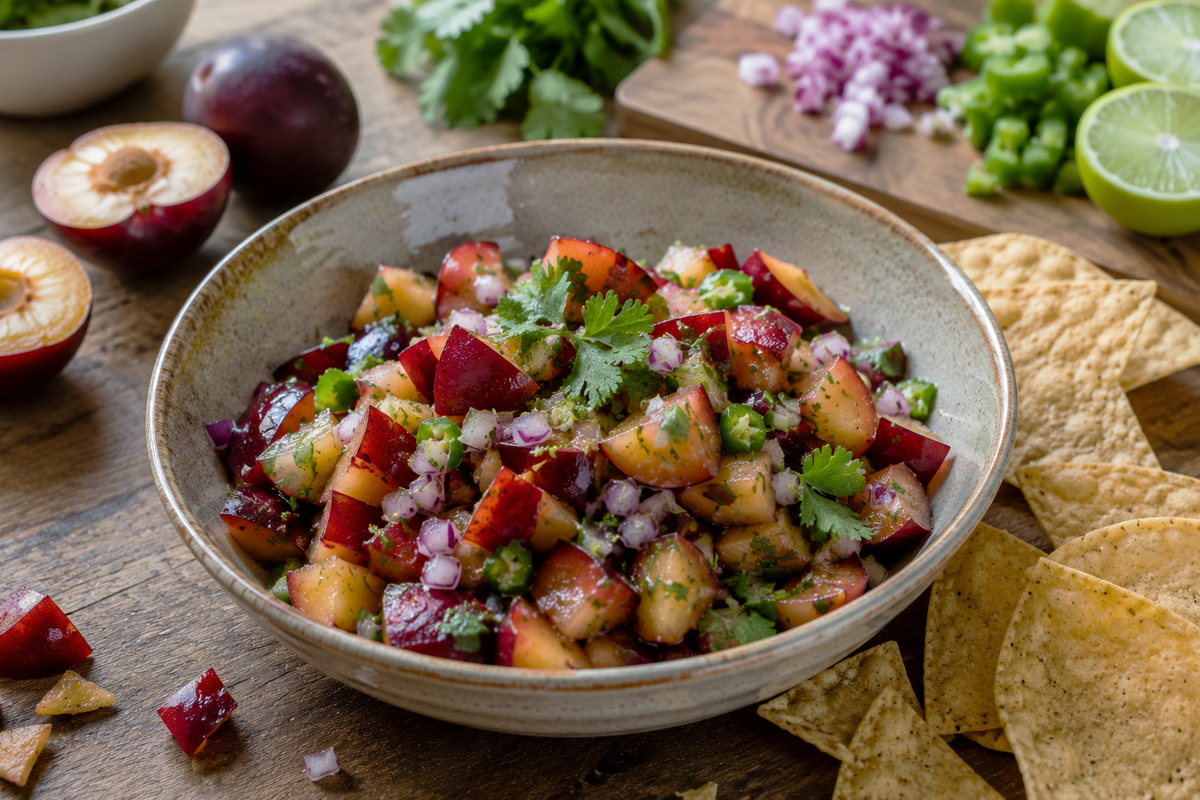 Fresh Plum Salsa – Rocky Mountain Olive Oil
