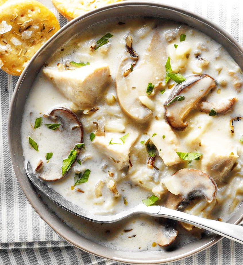 Mushroom & Sage Turkey Soup – Rocky Mountain Olive Oil