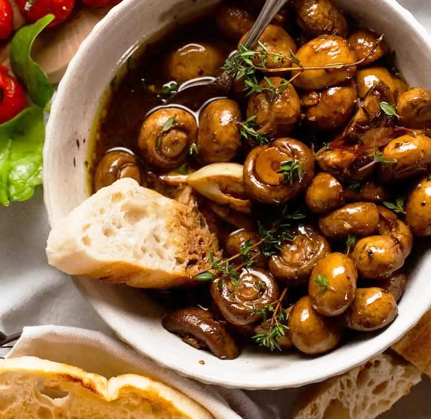 Oregano Balsamic Marinated Mushrooms – Rocky Mountain Olive Oil