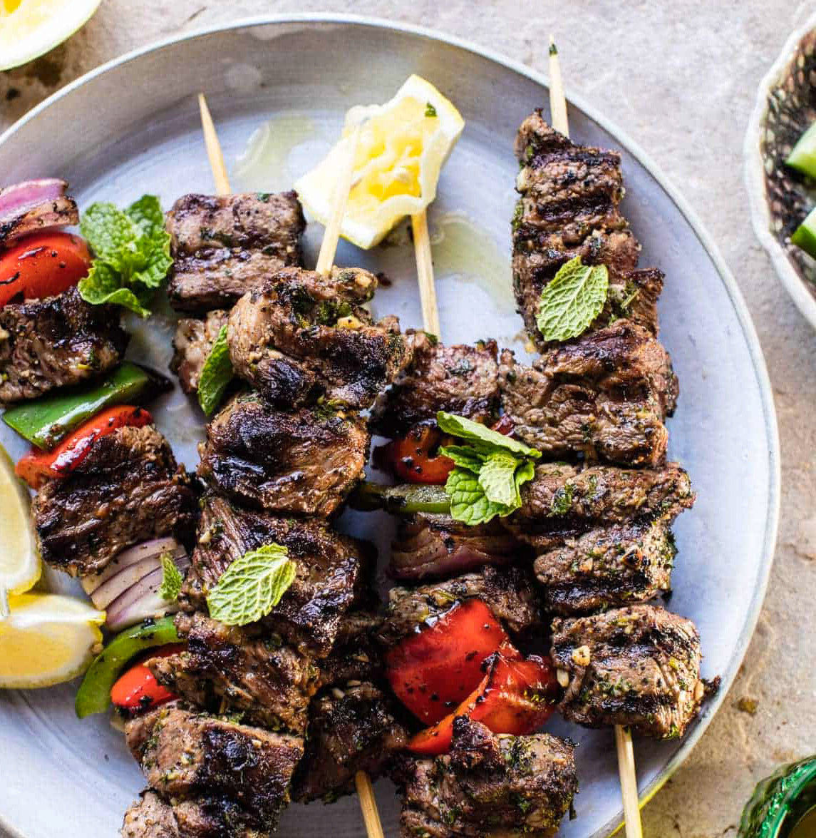 Oregano & Lemon Lamb Skewers – Rocky Mountain Olive Oil