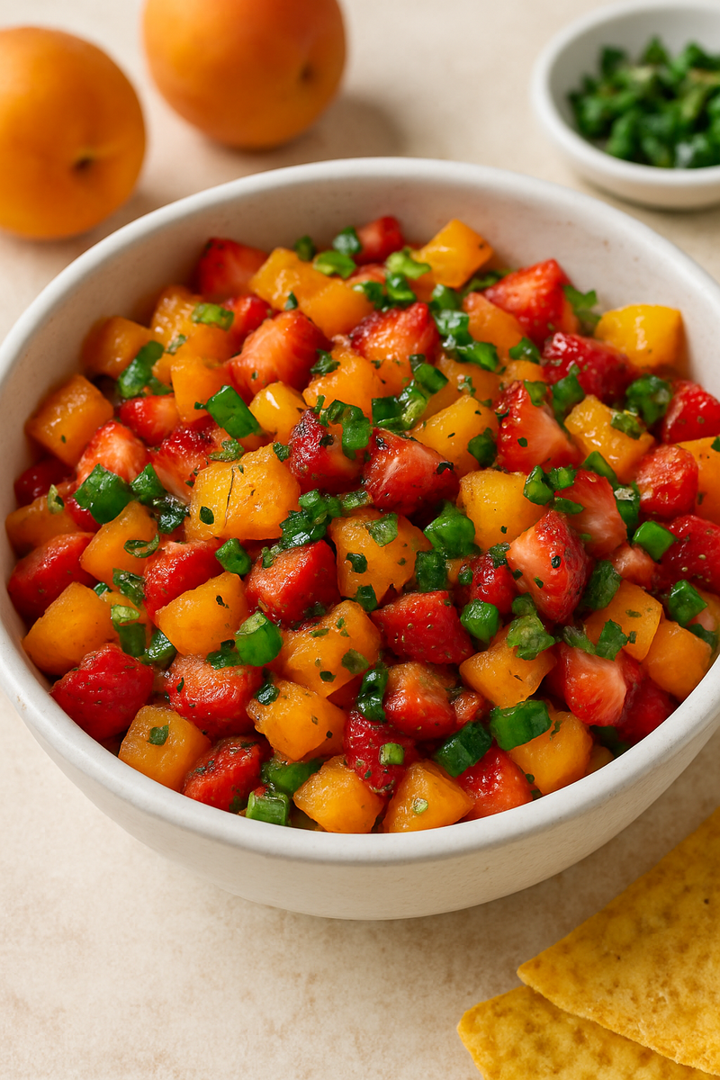 Peppery Apricot Fruit Salsa – Rocky Mountain Olive Oil