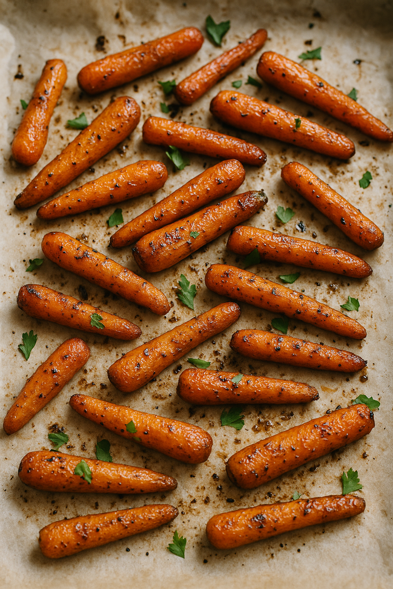 Peppery Apricot Roasted Carrots – Rocky Mountain Olive Oil