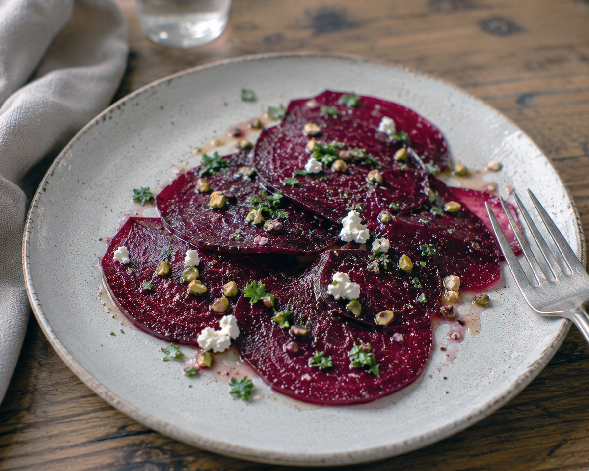 Raspberry & Milanese Gremolata Beet Carpaccio – Rocky Mountain Olive Oil