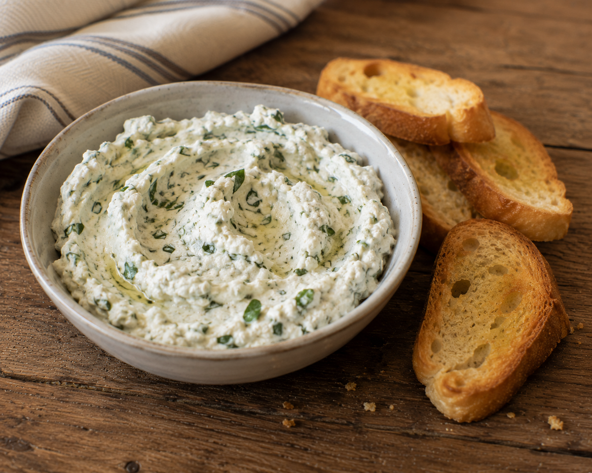 Ricotta Basil Olive Oil Spread with Basil Infused Olive Oil – Rocky Mountain Olive Oil