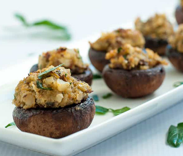 Italian Sage Stuffed Mushrooms – Rocky Mountain Olive Oil