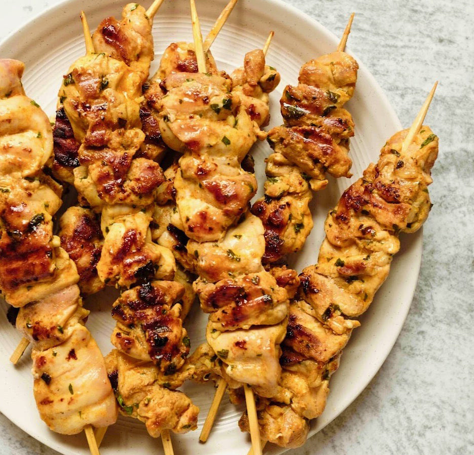 Oregano & Garlic Chicken Skewers – Rocky Mountain Olive Oil