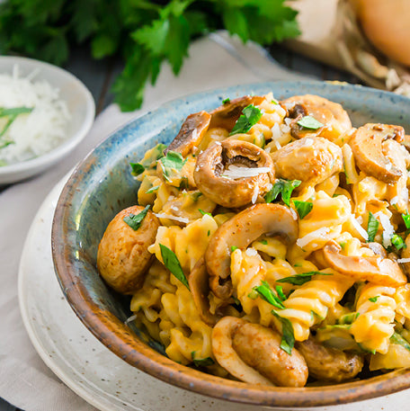 Mushroom & Pumpkin Pasta – Rocky Mountain Olive Oil