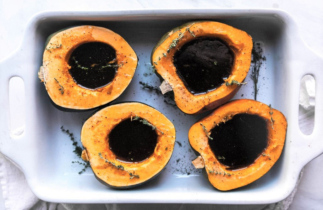 Maple Balsamic Roasted Acorn Squash – Rocky Mountain Olive Oil