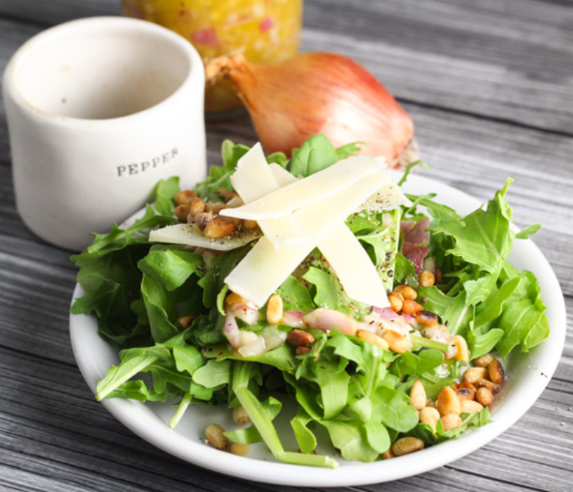 Arugula Salad with Pinot Noir Vinaigrette – Rocky Mountain Olive Oil
