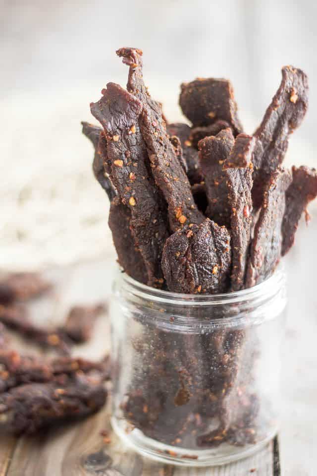 Black Cherry Balsamic Cured Beef Jerkey – Rocky Mountain Olive Oil