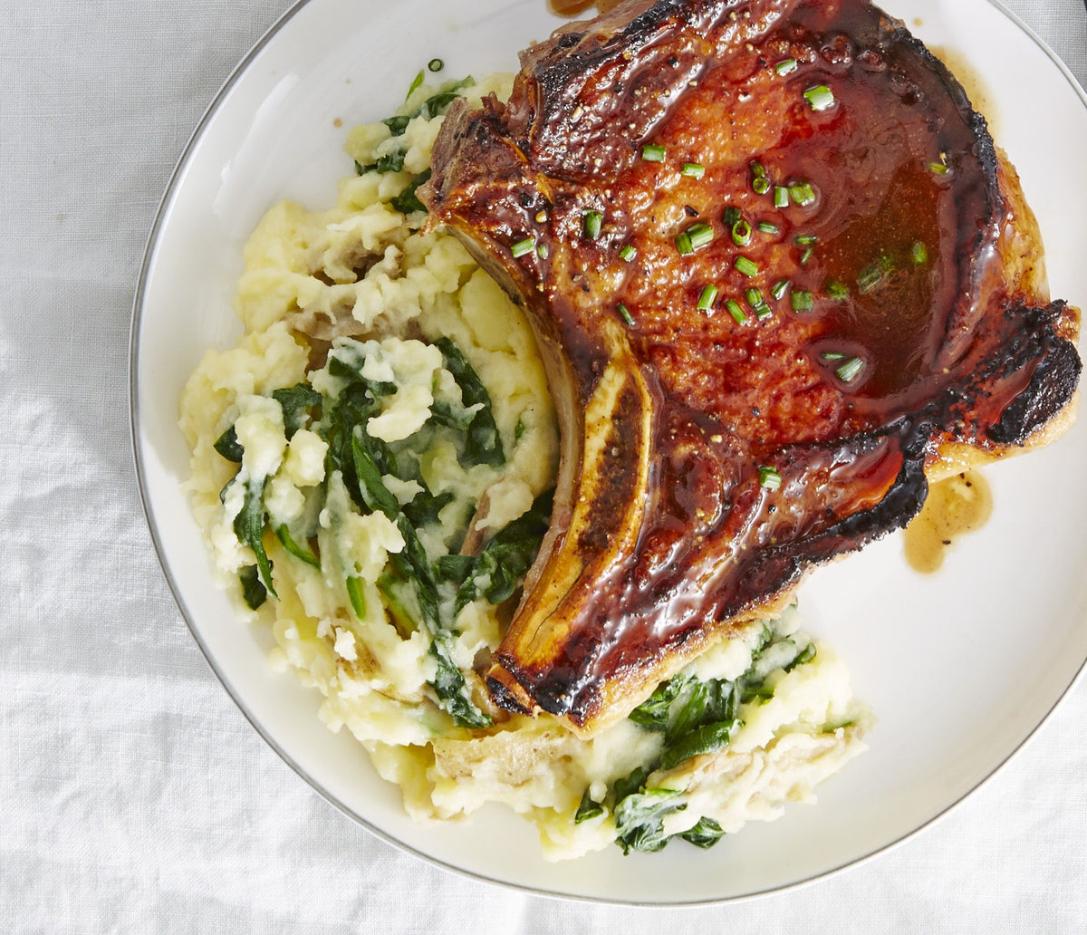 Black Cherry Balsamic Glazed Sage Pork Chops – Rocky Mountain Olive Oil