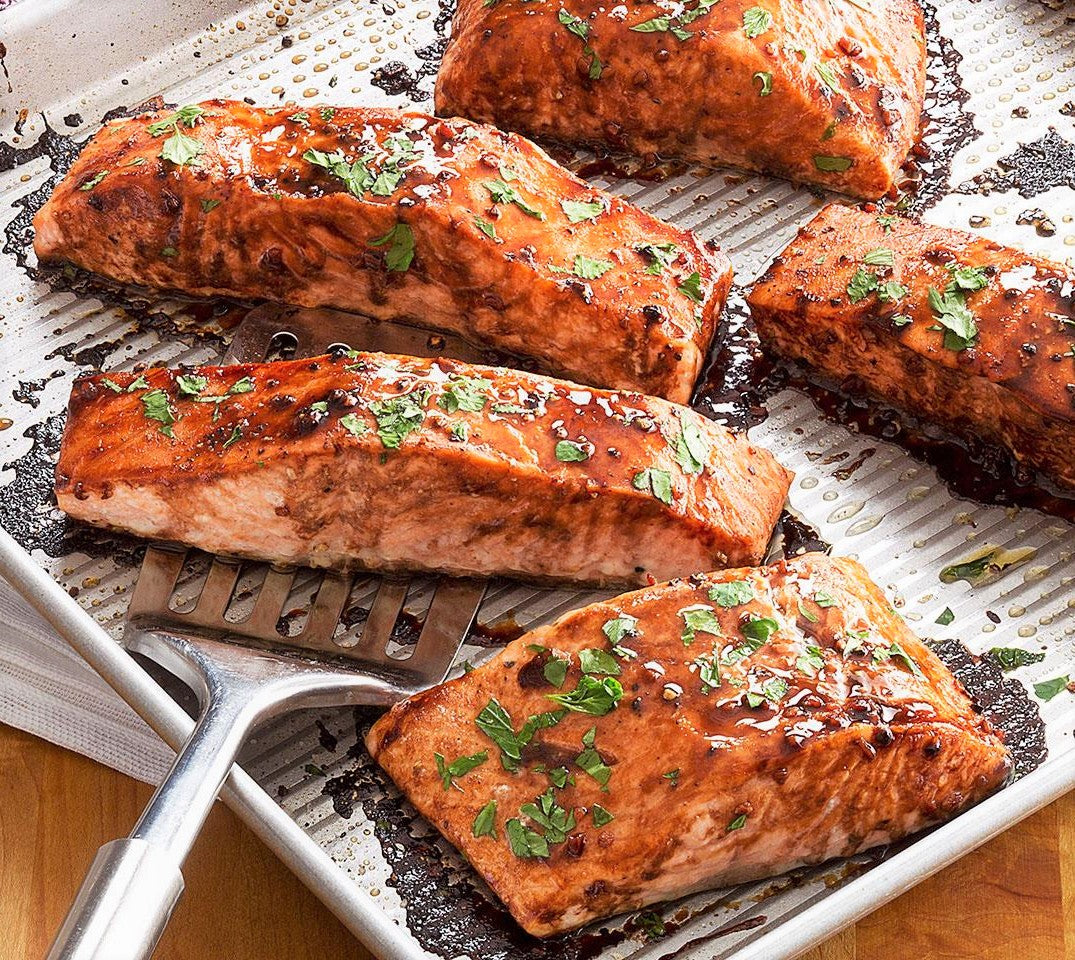 Smoky Mango Balsamic Glazed Salmon – Rocky Mountain Olive Oil
