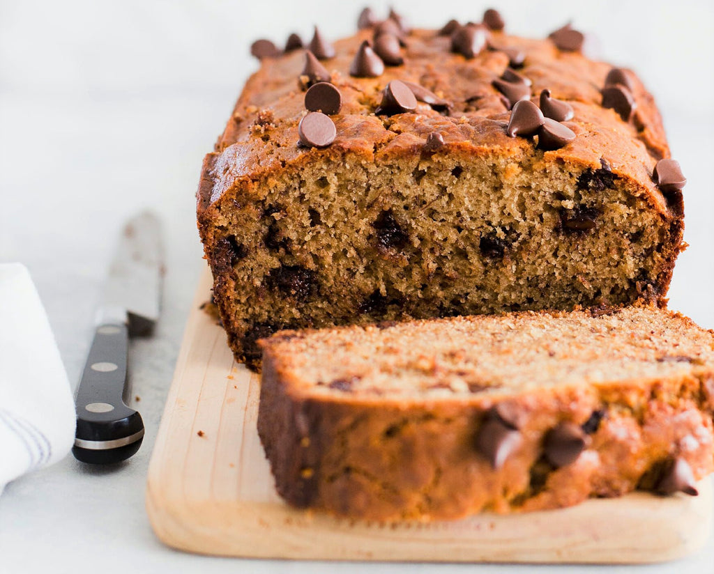 Butter Olive Oil Banana Bread with Vanilla Balsamic