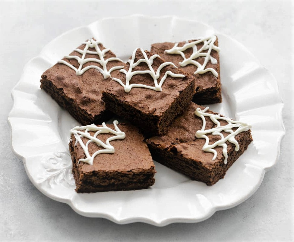Blood Orange Spiderweb Brownies – Rocky Mountain Olive Oil