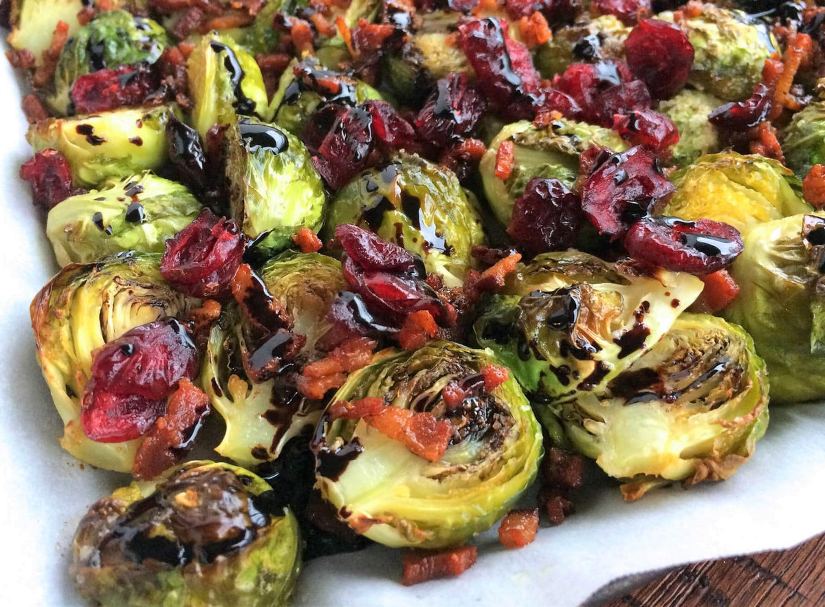 Instant Pot Maple Balsamic Bacon Brussels Sprouts – Rocky Mountain Olive Oil