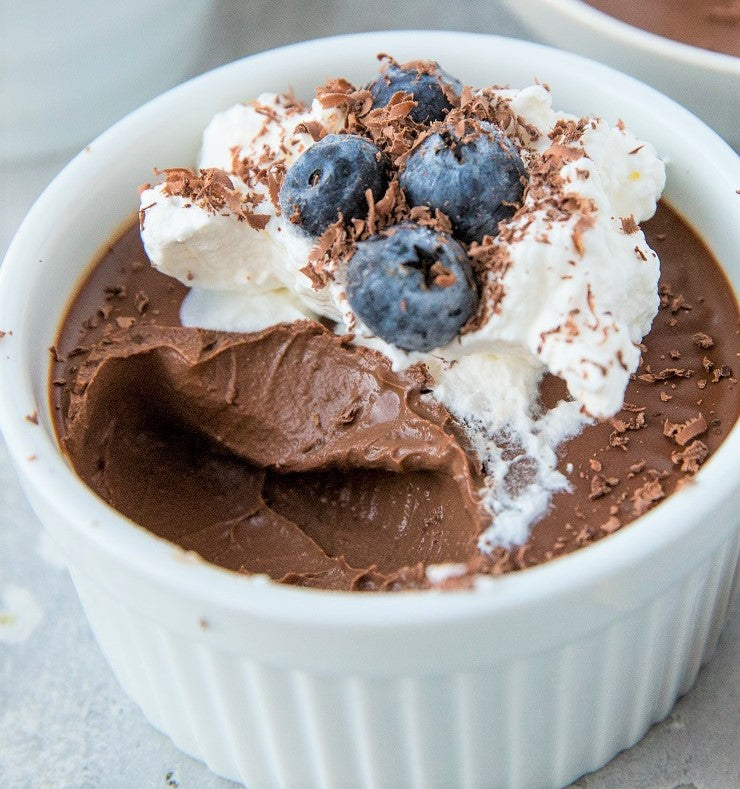 Chocolate Blueberry Balsamic Pots de Créme – Rocky Mountain Olive Oil