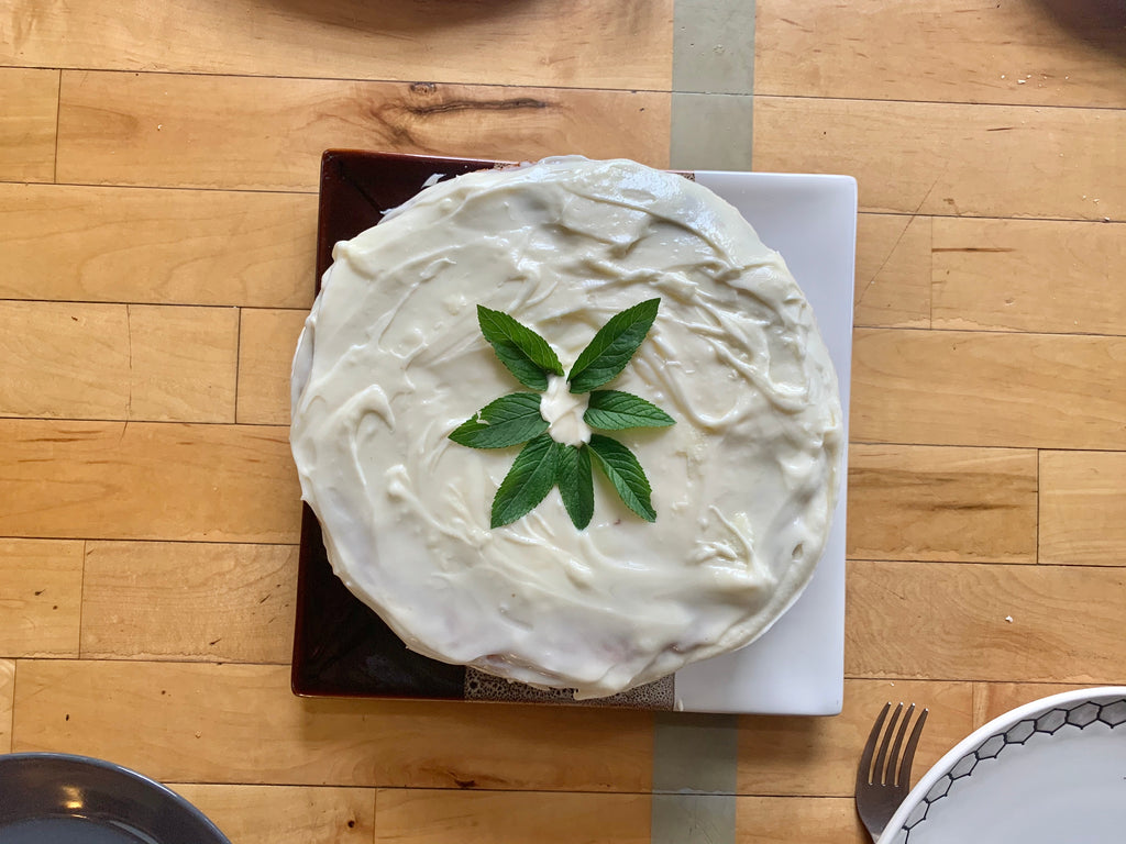 Gluten-free Lemon Cake with Cream Cheese Frosting