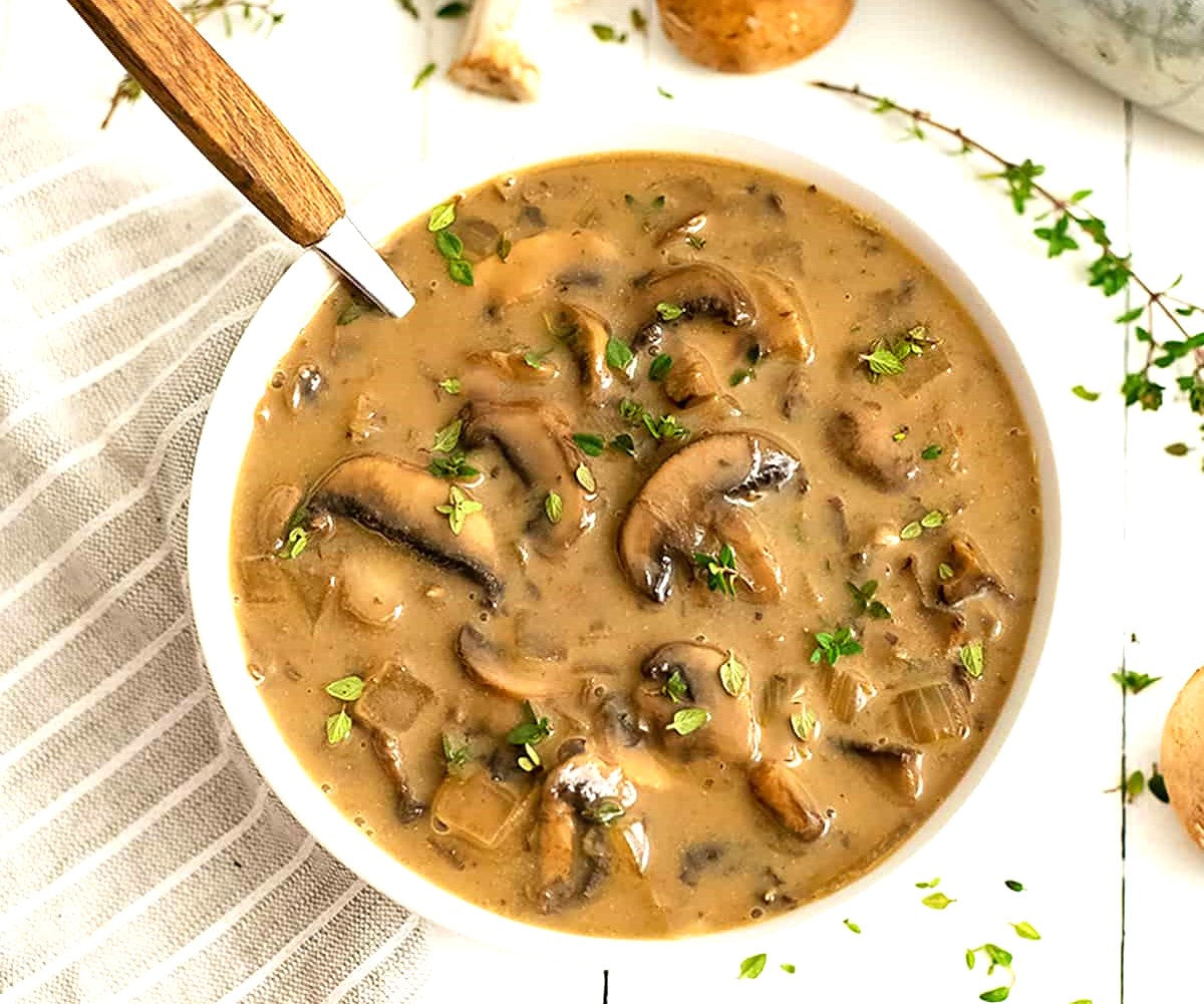 Savory Vegan Mushroom Soup
    
    
    
      &ndash; Rocky Mountain Olive Oil