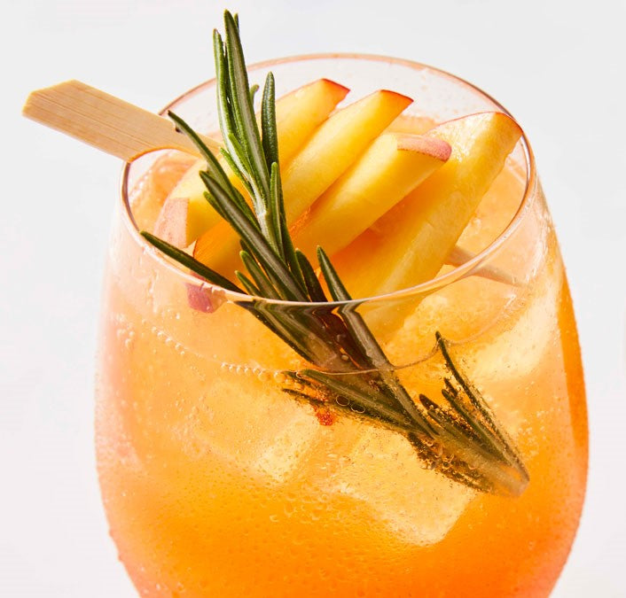 Balsamic Peach Spritz Punch – Rocky Mountain Olive Oil