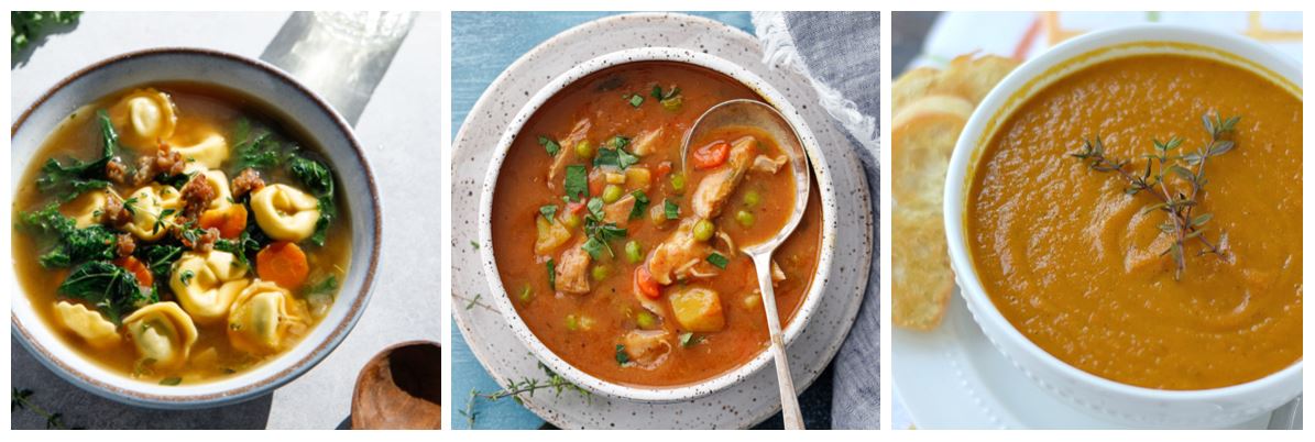 Tortellini, Chicken Veggie & Roasted Carrot Soups – Rocky Mountain Olive Oil