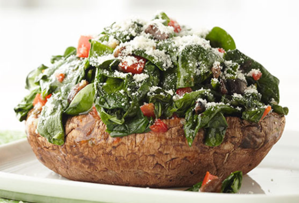 Spinach Stuffed Portobello Mushrooms – Rocky Mountain Olive Oil