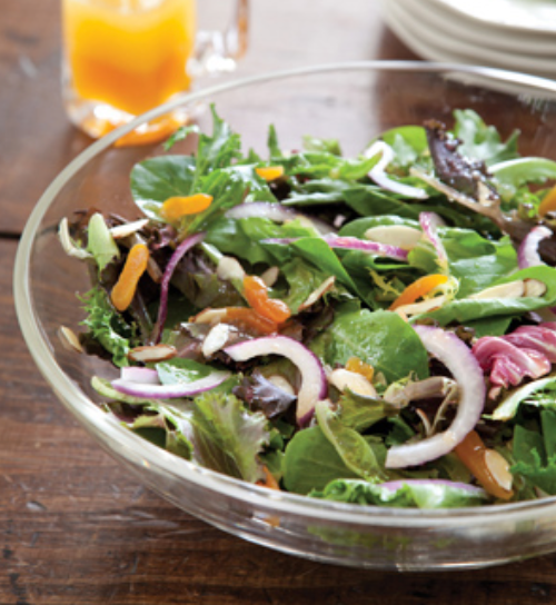 Spring Salad with Apricot Balsamic Vinaigrette – Rocky Mountain Olive Oil