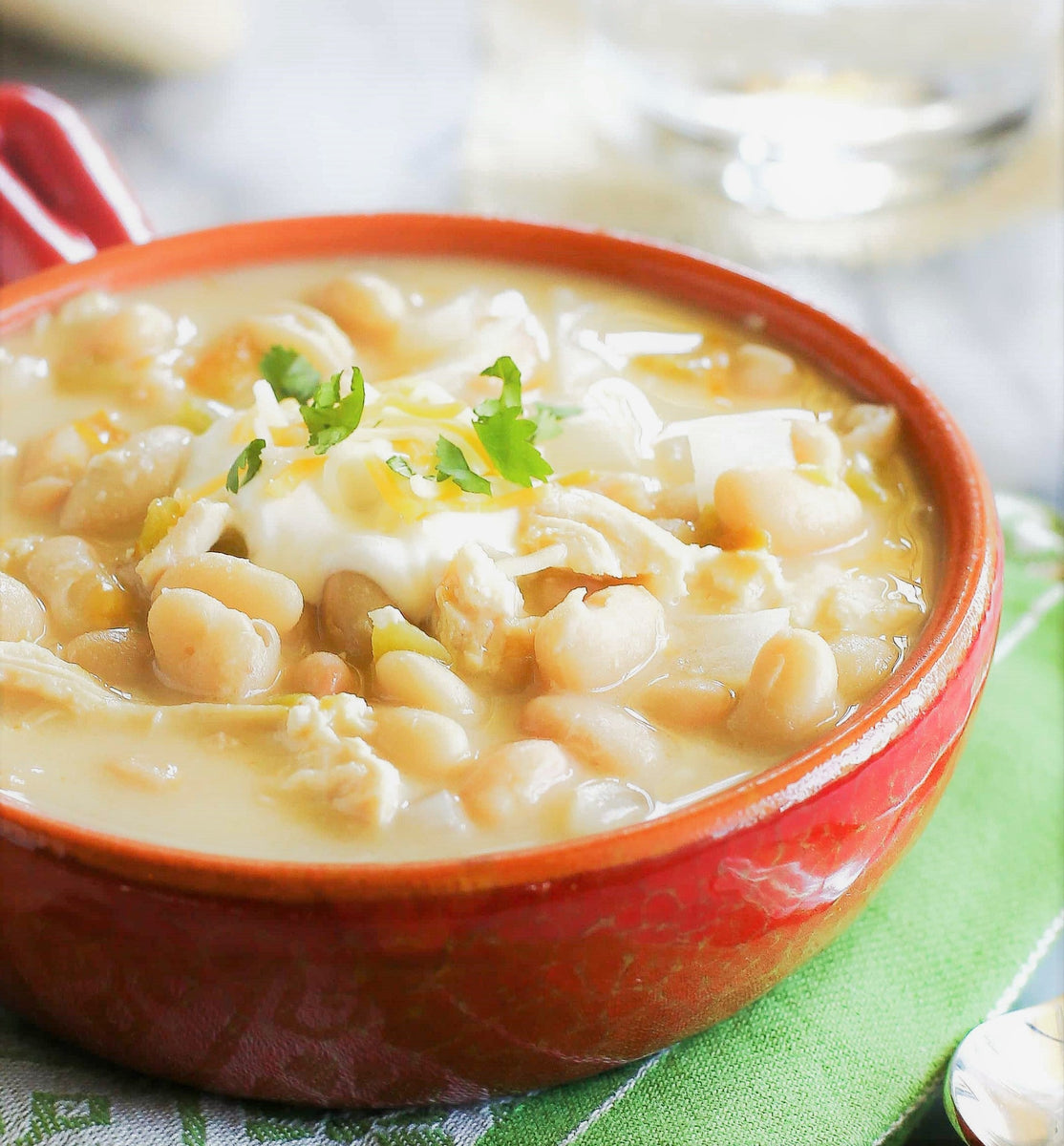 Slow Cooker White Bean Chicken Chili – Rocky Mountain Olive Oil