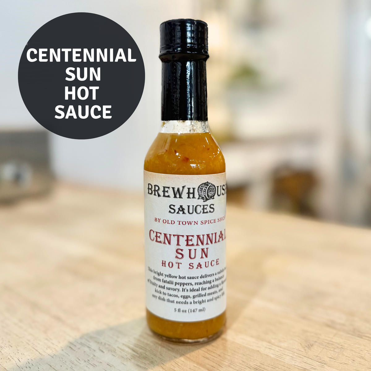 Brew House Sauces Centennial Sun Hot Sauce Rocky Mountain Olive