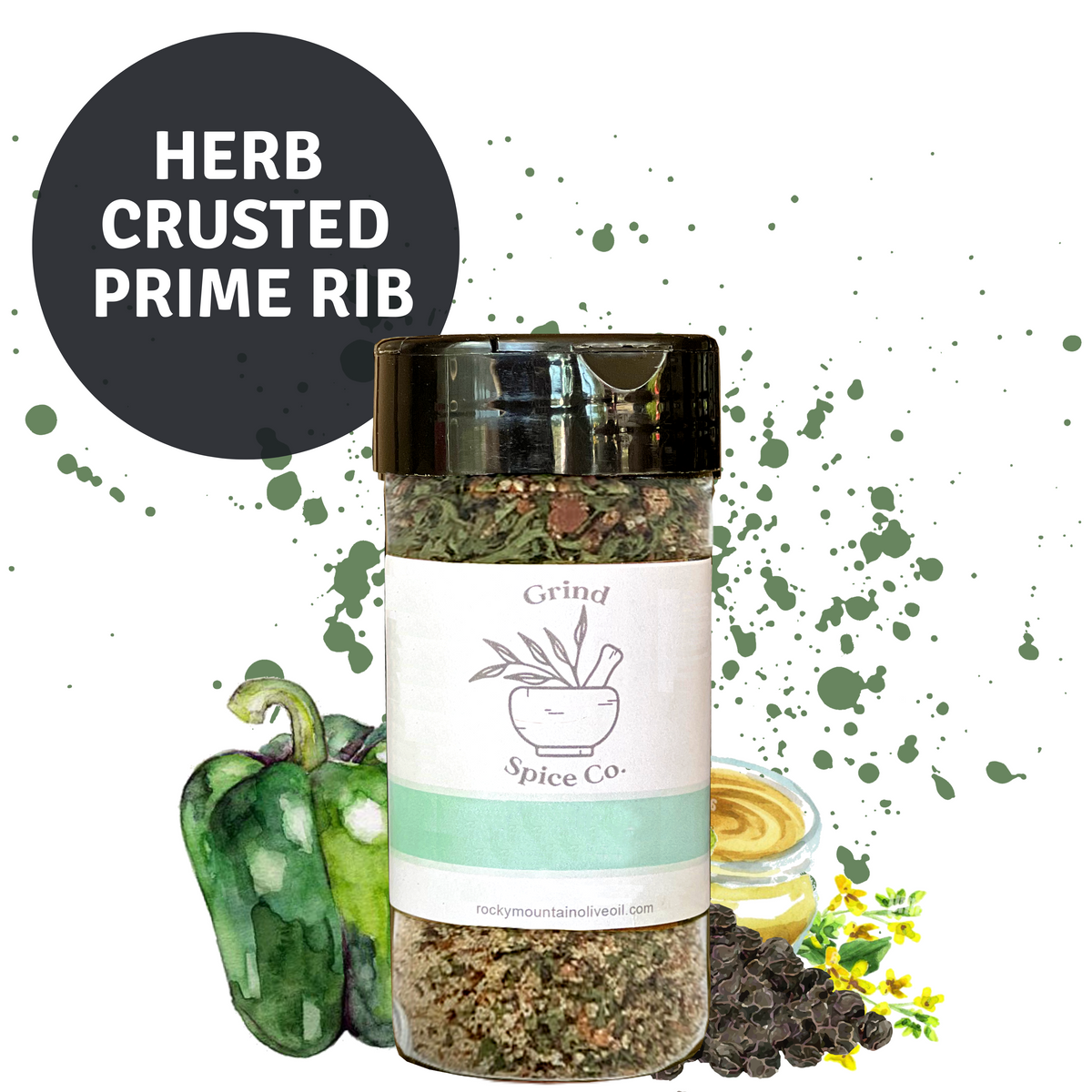 Herb Crusted Prime Rib Rocky Mountain Olive Oil