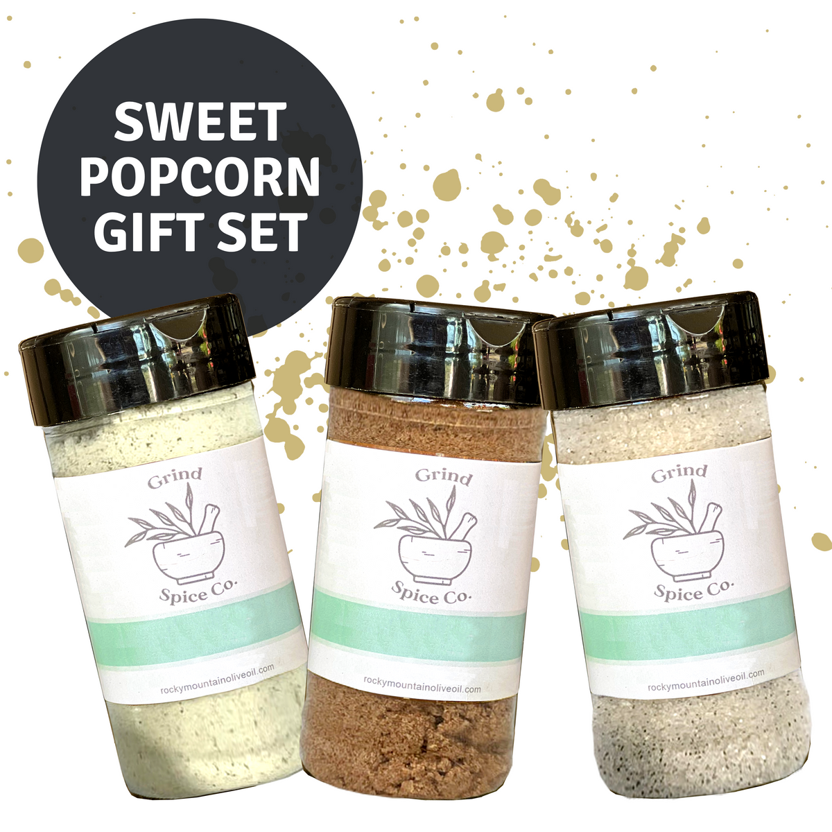 Sweet Popcorn Seasoning Gift Box Rocky Mountain Olive Oil