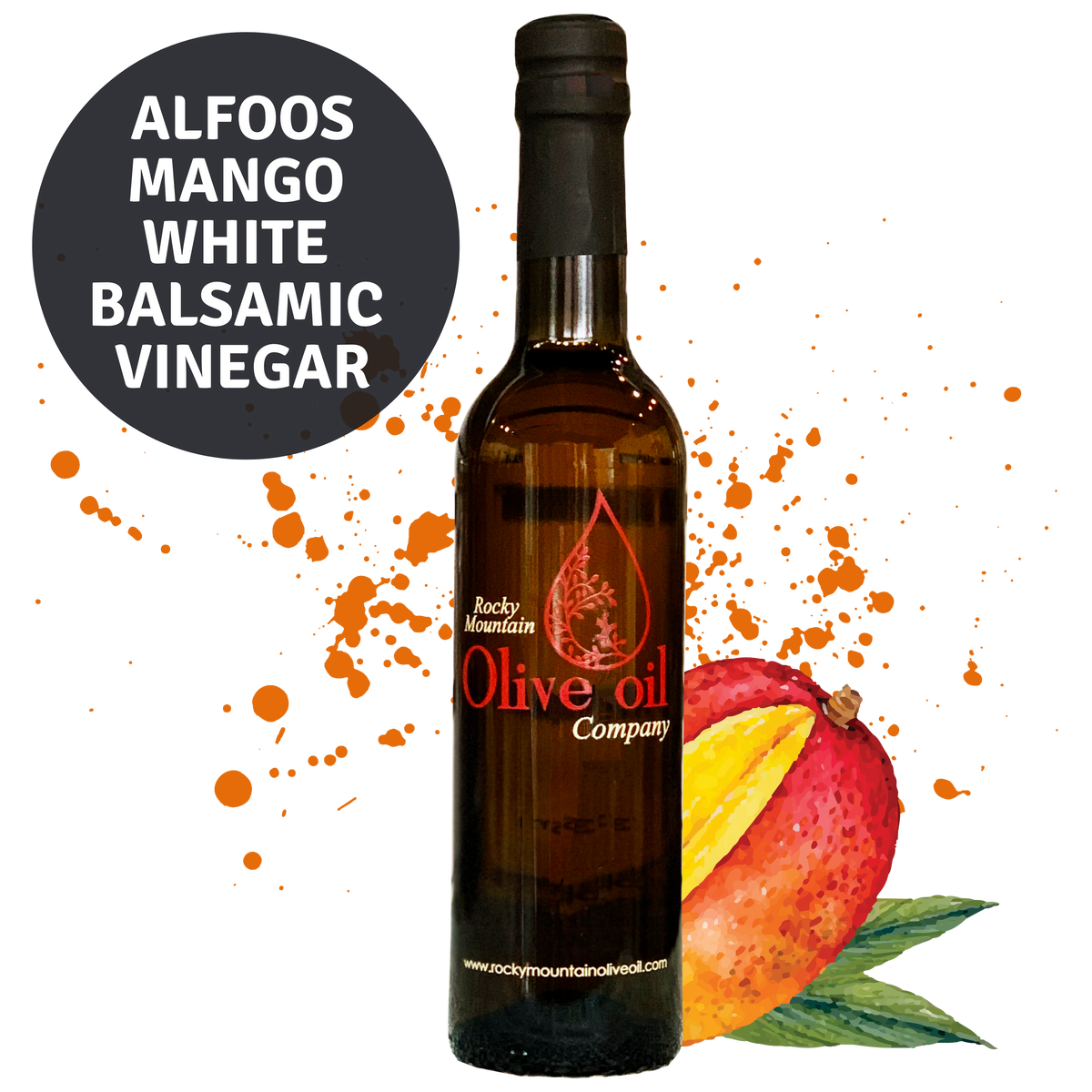 Alfoos Mango White Balsamic Vinegar – Rocky Mountain Olive Oil