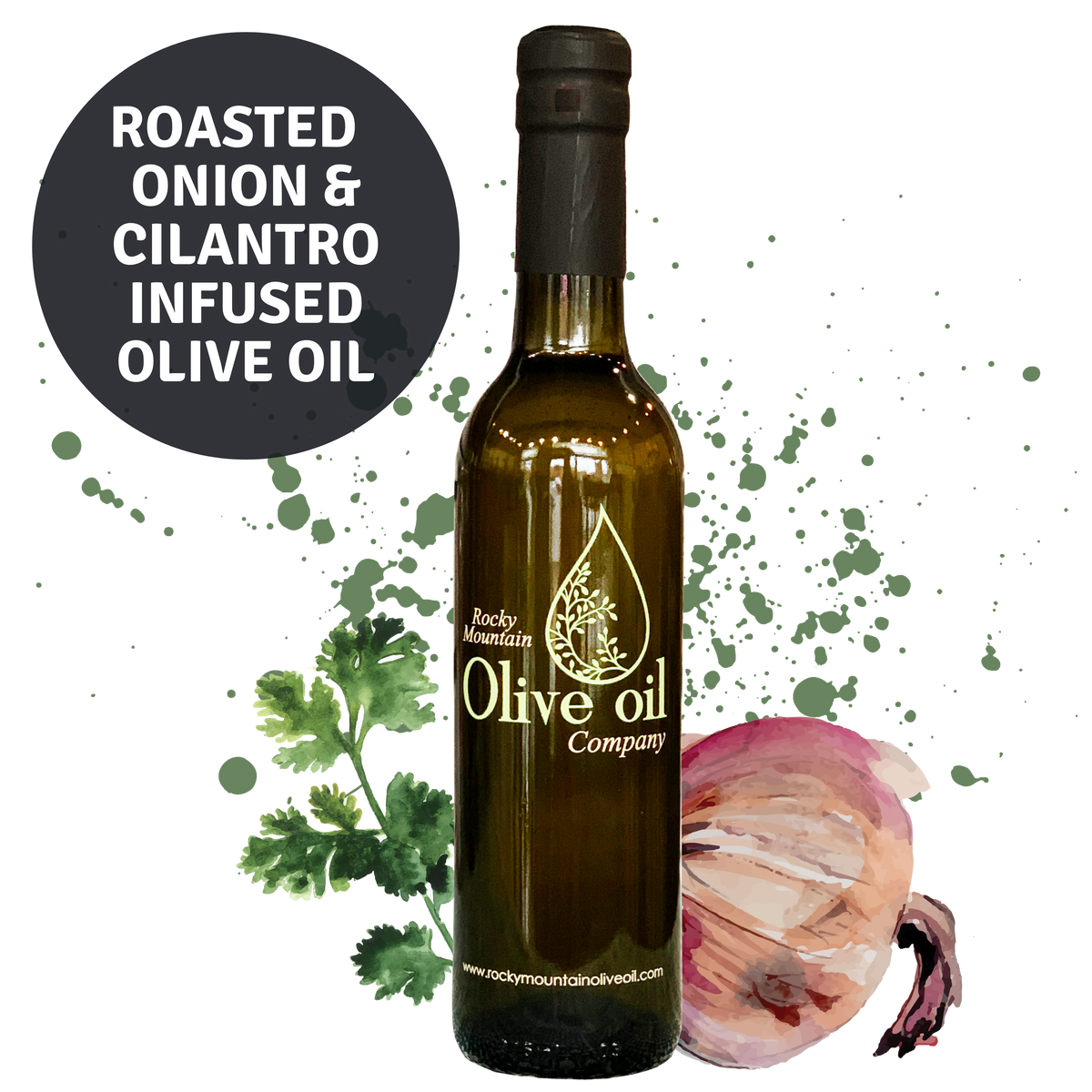 Cilantro & Roasted Onion Infused Olive Oil Rocky Mountain Olive Oil