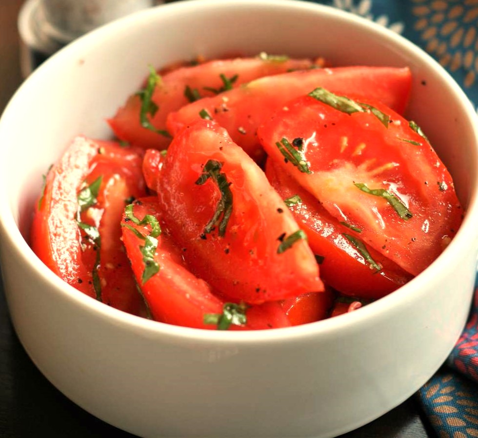 Stanley Tucci’s Tomato Salad (Rocky Mountain Olive Oil Style)