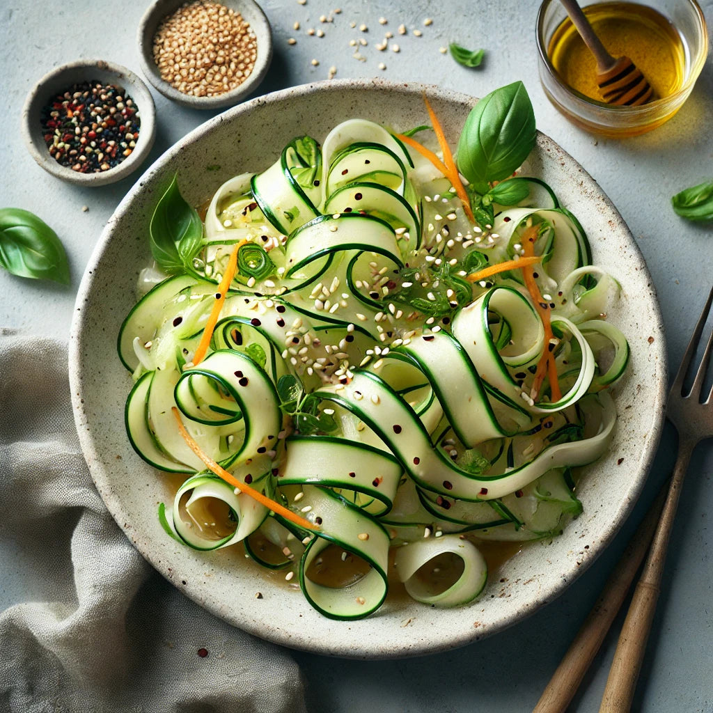 Asian Veggie Ribbon Salad