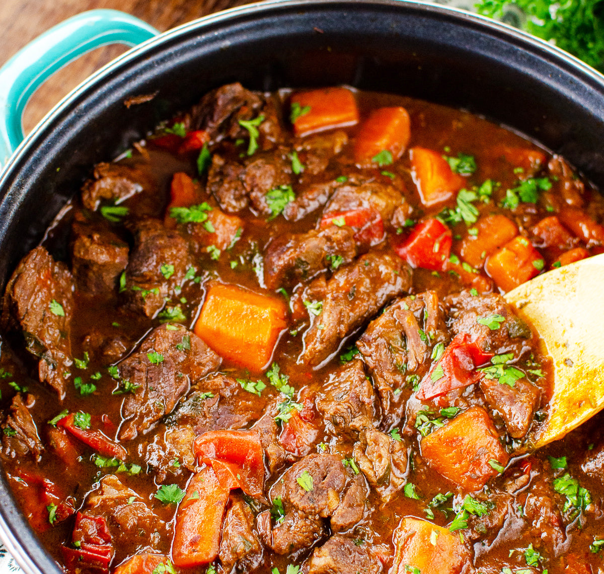 Balsamic Beef Stew Rocky Mountain Olive Oil