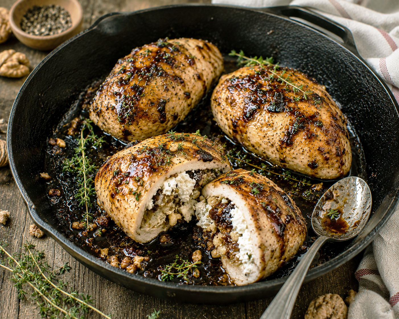 Balsamic Fig and Goat Cheese Stuffed Chicken – Rocky Mountain