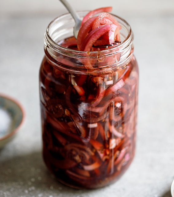 Balsamic Pickled Red Onions