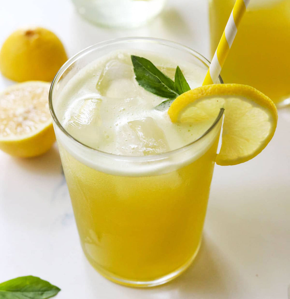 Basil Olive Oil Lemonade
