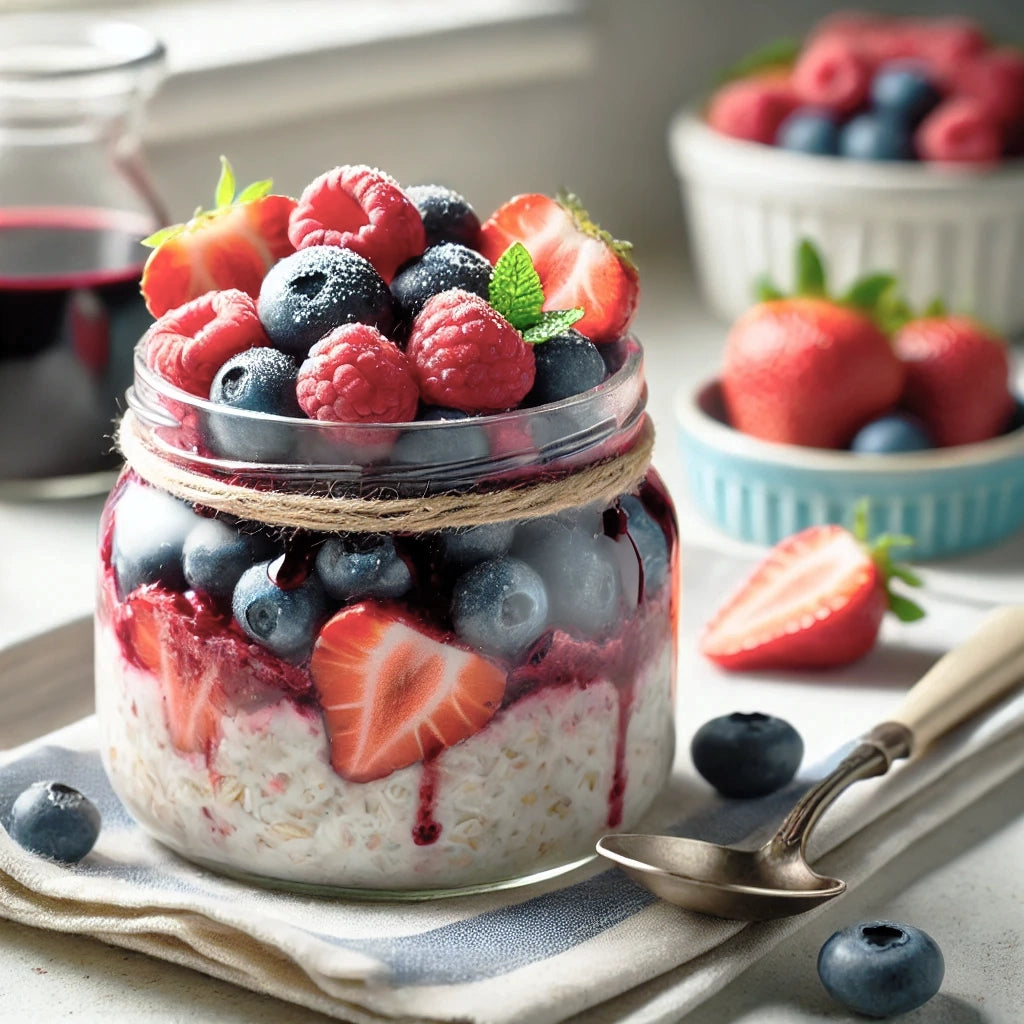 Berry Bliss Overnight Oats