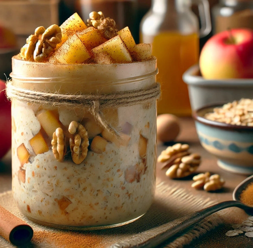 Cinnamon-Spiced Apple Overnight Oats