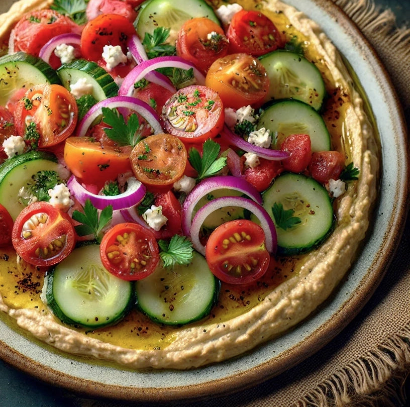 Cucumber Balsamic Tomato Salad