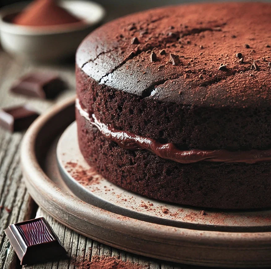 Dark Chocolate + Chili Pepper Cake