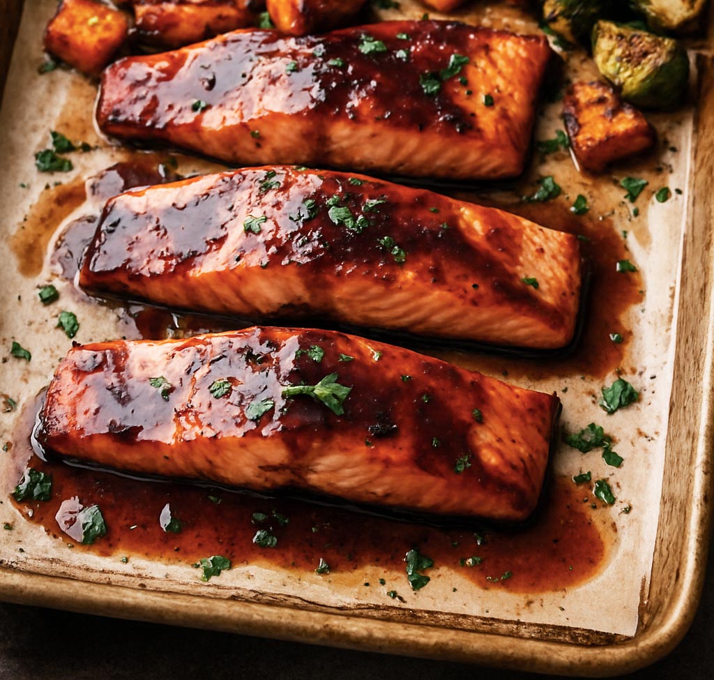 Elderberry Lemon Glazed Salmon