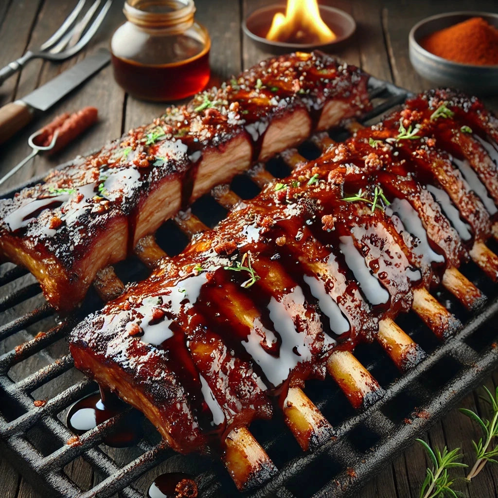 Espresso Harissa Marinated Ribs