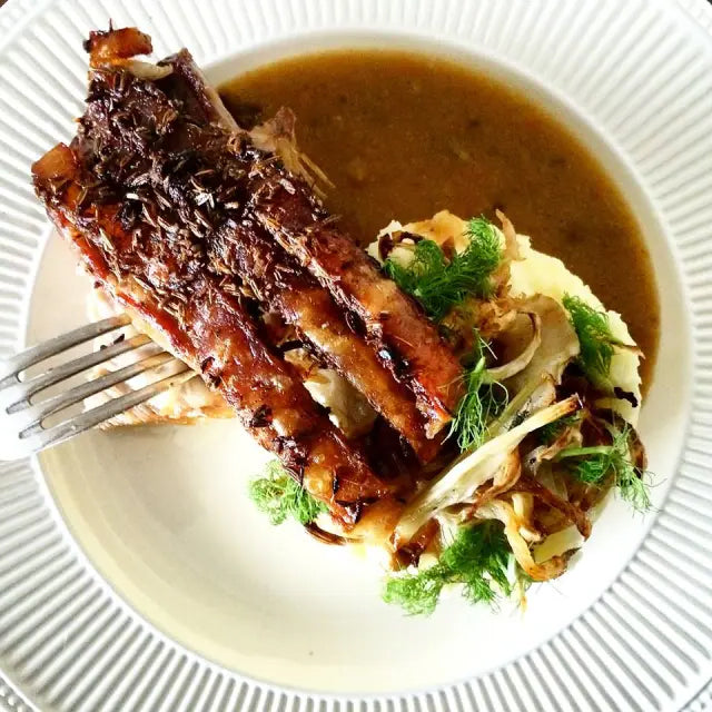 Fennel Braised Pork Belly